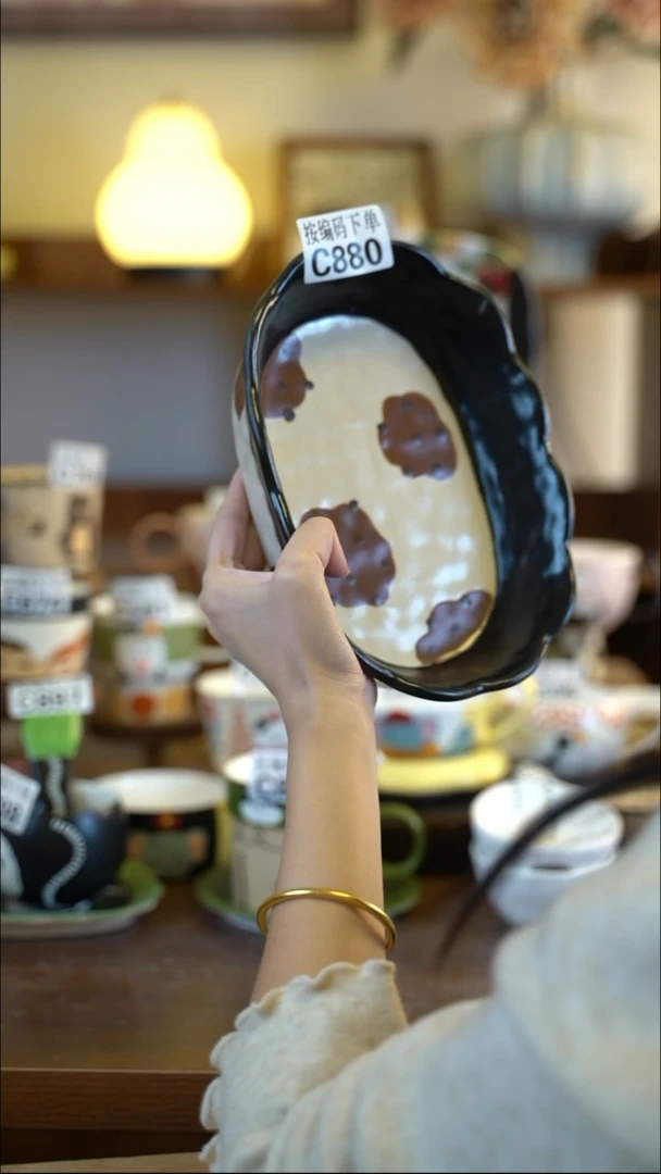 摆件陶C880 阿满屋手工手作陶瓷