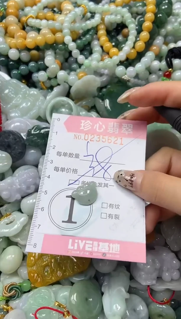 翡翠未镶嵌颈饰闪购0235621多样性发其一