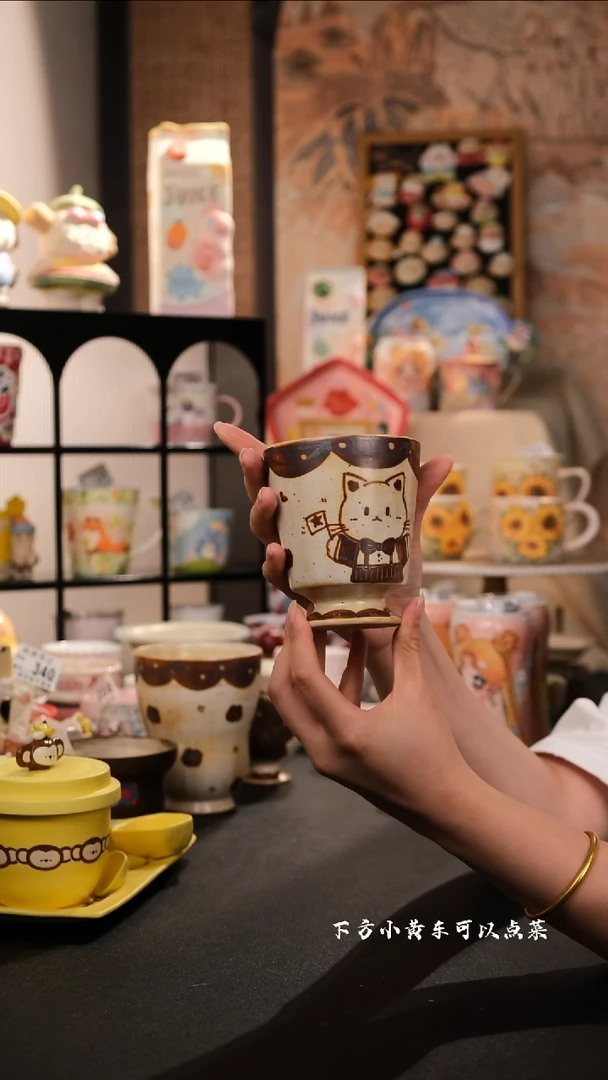 摆件景德镇手工手绘设计师款