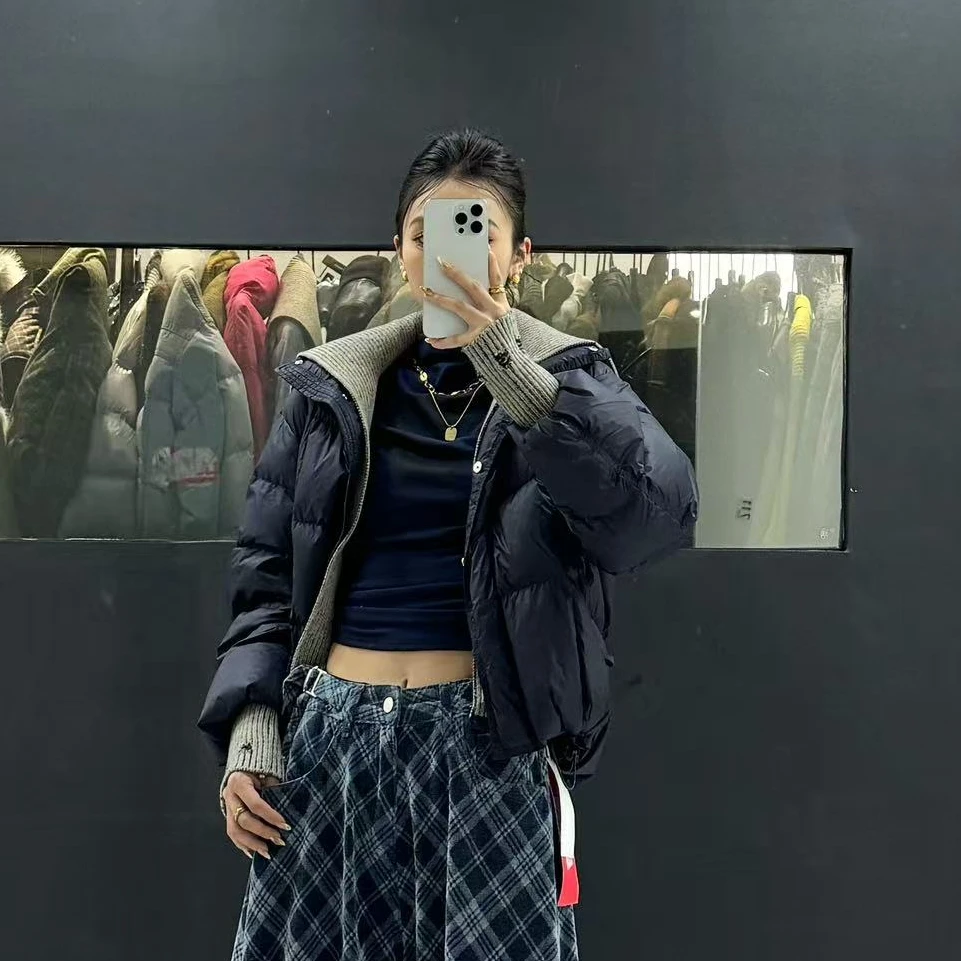 娱娱女装新款时尚洋气翻领外套