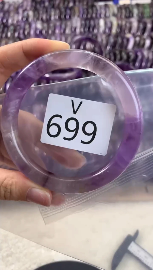 【闪购商品】水晶水晶手镯V未镶嵌699-61+