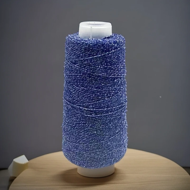 新品凯澜金葱玛琳手工编织超舒适棉线毛线天然环保透气1塔