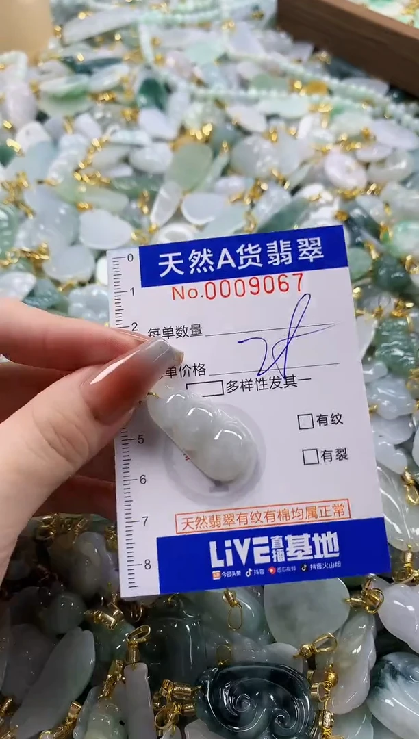 颈饰未镶嵌翡翠天然A货翡翠