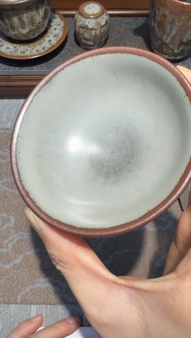 茶盏林远福灰贝盏32