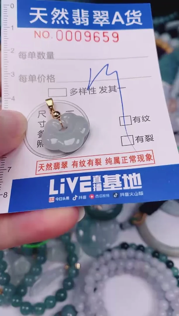 颈饰未镶嵌翡翠00009659