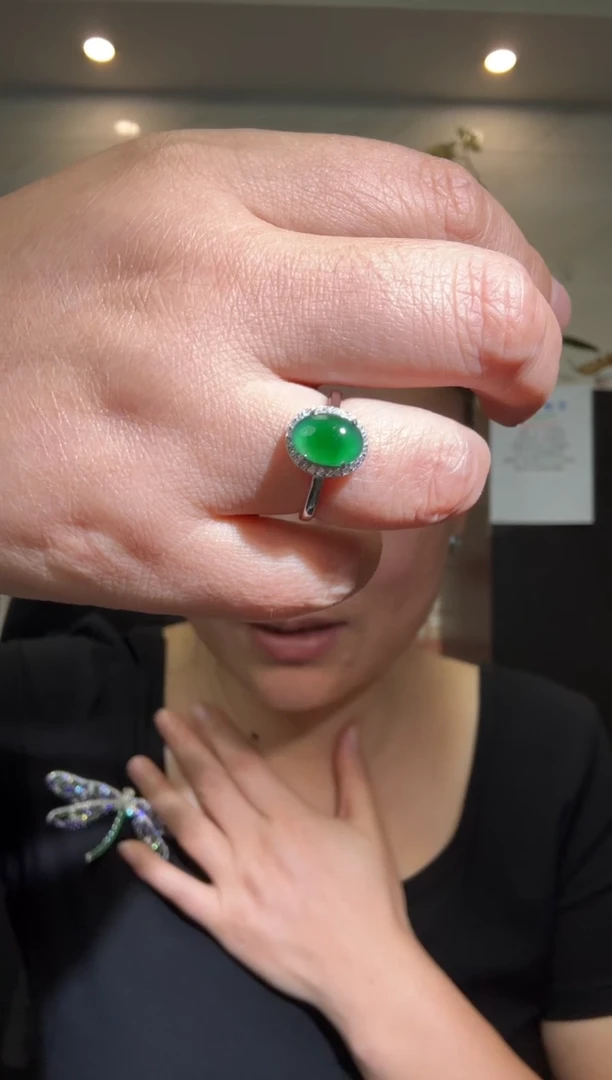 颈饰银S925镶嵌翡翠00005908