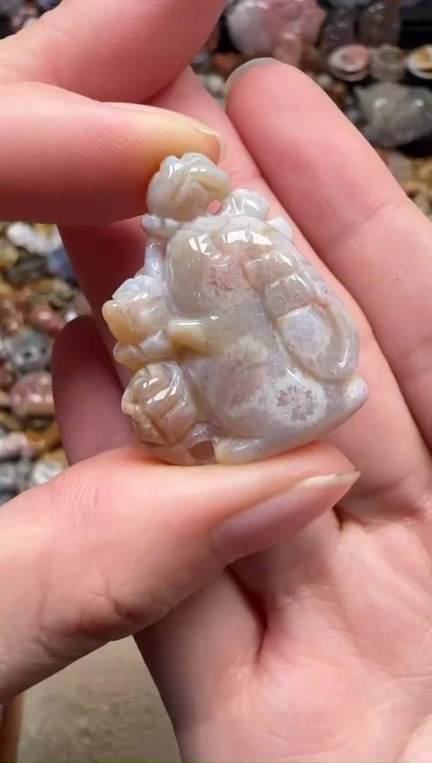 颈饰未镶嵌硅化珊瑚（珊瑚玉）506