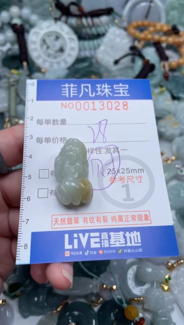 颈饰未镶嵌翡翠13028