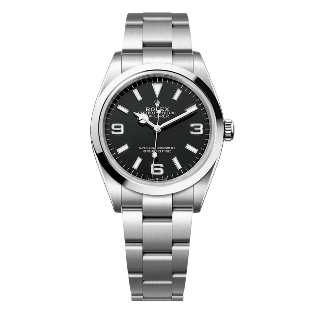 99新 Rolex/劳力士 探险家124270/36mm/黑盘/自动机械/24年全套