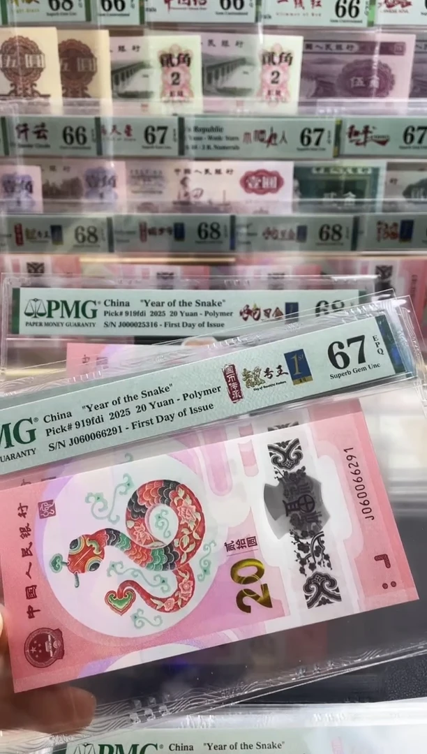 【闪购商品】蛇钞朦胧号首日标 四标合一 67分