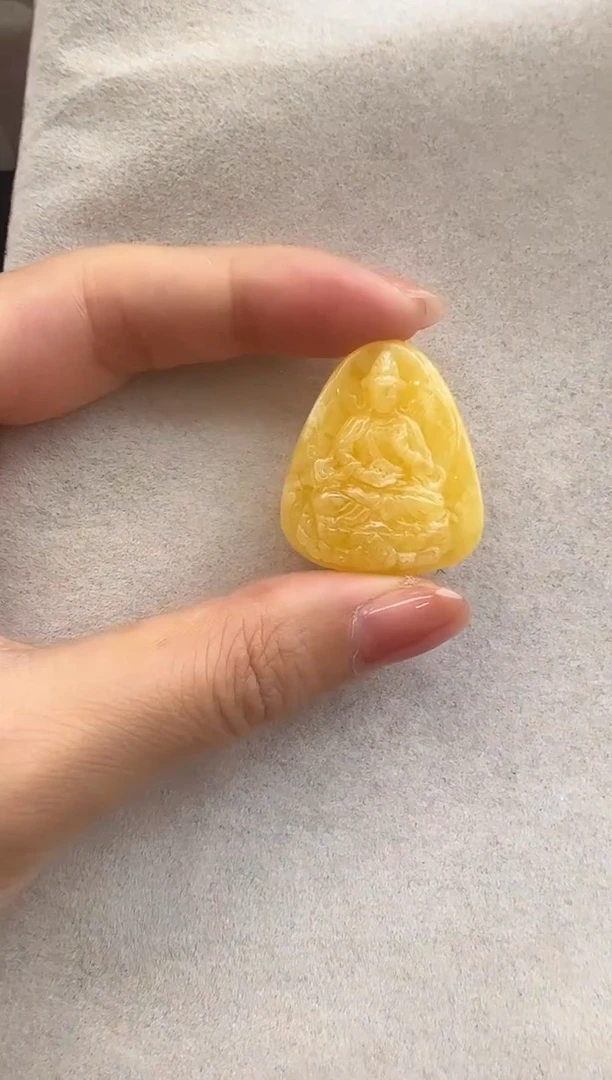 【闪购商品】琥珀裸石未镶嵌10207048-吊坠