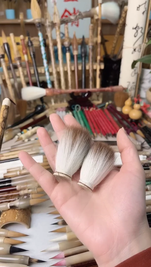 ?【清水试笔，拒绝蘸墨】墨琳笔庄毛笔2支