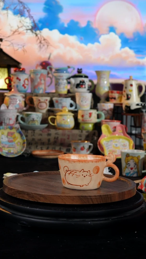 陶瓷便携款手工手绘景德镇陶瓷