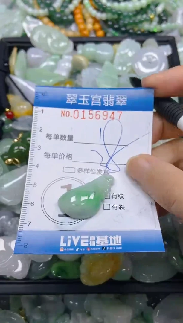 翡翠未镶嵌颈饰闪购0156947