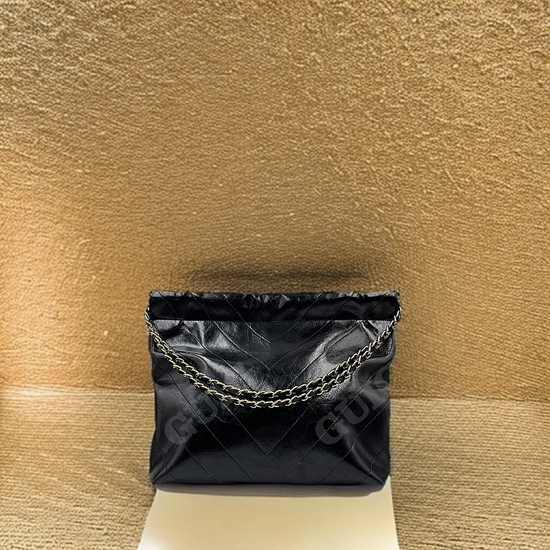 新款打造真皮女士包链 10836 黑色