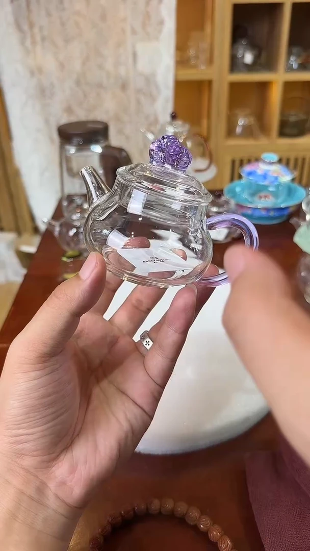 紫色小石头壶。。。。