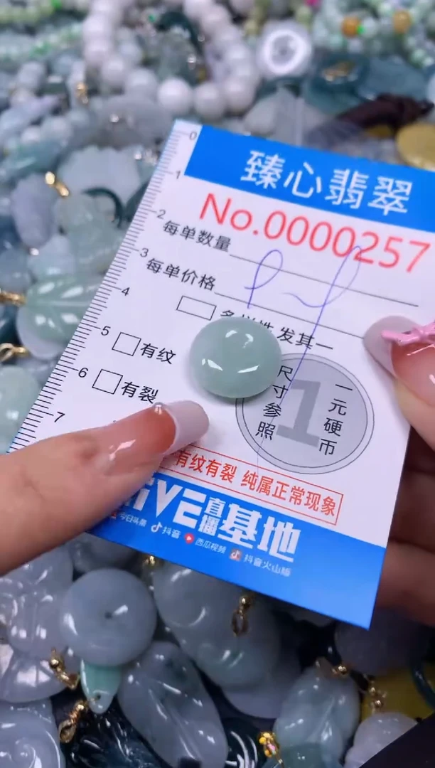 【闪购商品】翡翠颈饰未镶嵌含绳000257