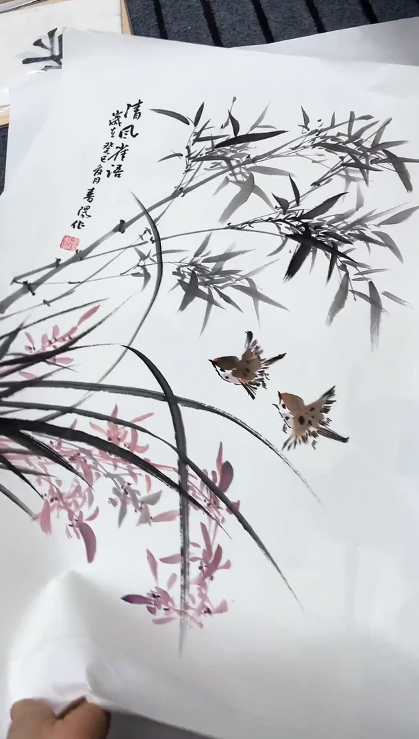 精品国画花鸟作品