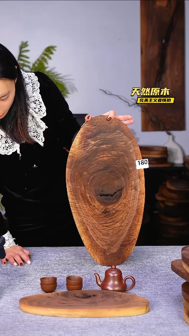木北美黑胡桃原木.干裂疤结不属于商品质量问题完美主义者慎拍