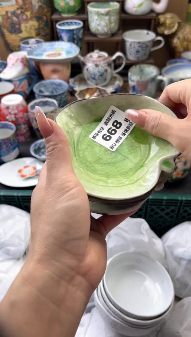 瓷片小*蛋668号六六工艺品瓷器