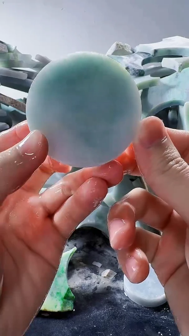 裸石翡翠缅甸翡翠A货文656