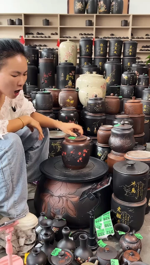 罐瑕疵茶叶罐   红梅冬瓜   512