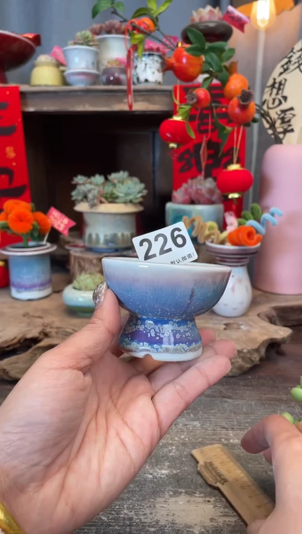 【闪购商品】摆件226知木小芳花盆编号