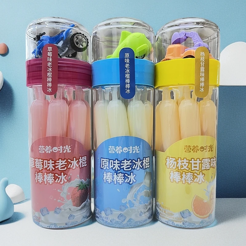 3罐营养时光两种口味老冰棍碎碎冰（到期25年8月16号）