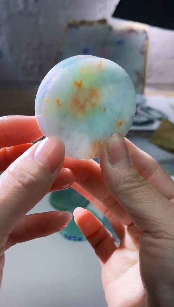 裸石翡翠天然翡翠A货古 南 896