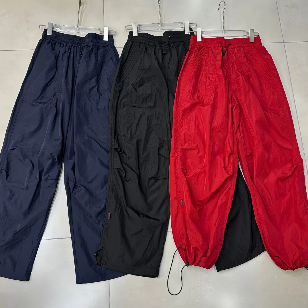 透气印染纯色口袋速干裤工装风夏季宽松运动裤工装裤休闲裤