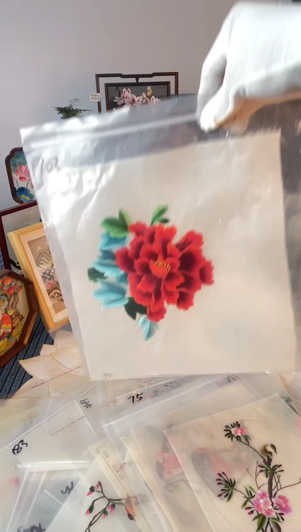 织绣纯手工苏绣双面绣苏绣