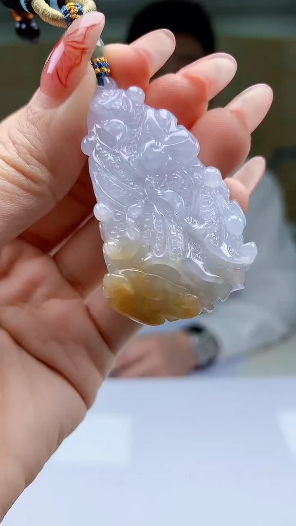 【闪购商品】定制翡翠未镶嵌5028ty-毛货挂件28