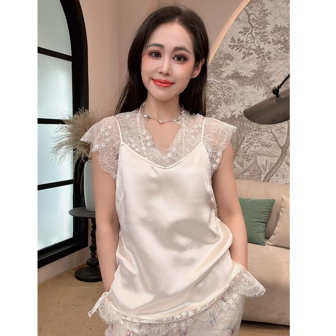 【禾禾家】“缪斯”夏季新款新中式高端气质女士上衣吊带17073