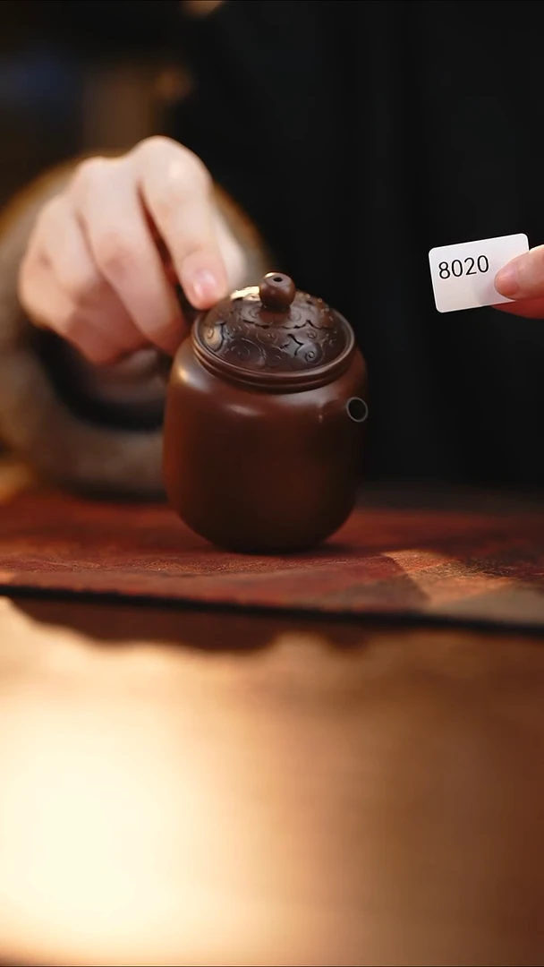 雲梦茶器紫陶茶壶8020