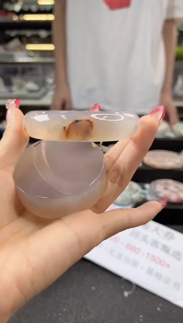 未镶嵌手镯石英质玉62圈口（赠品镯心）110303