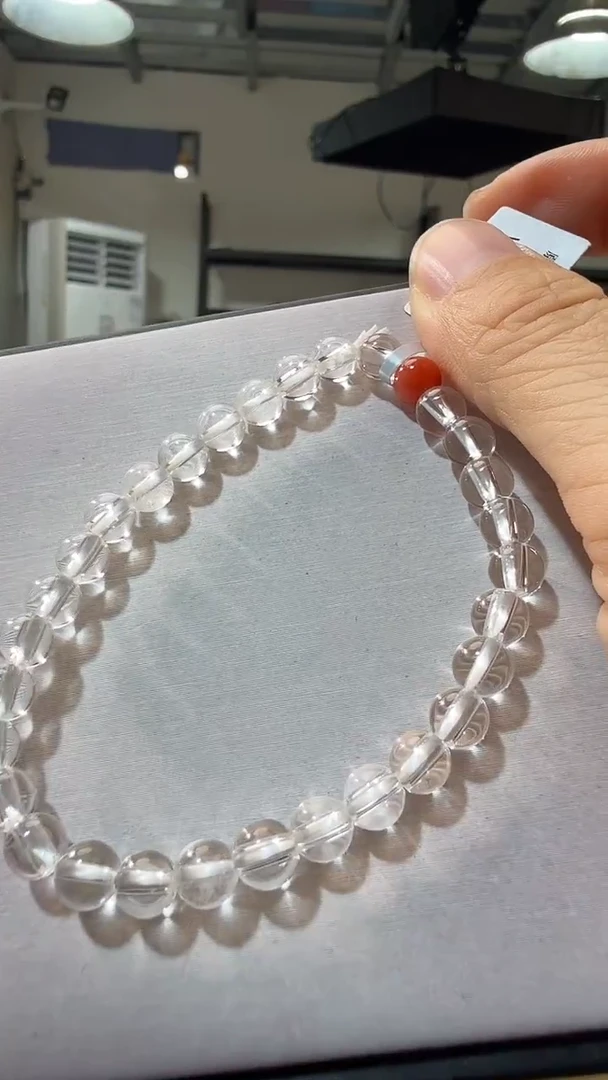 未镶嵌手链水晶优0384 约6mm