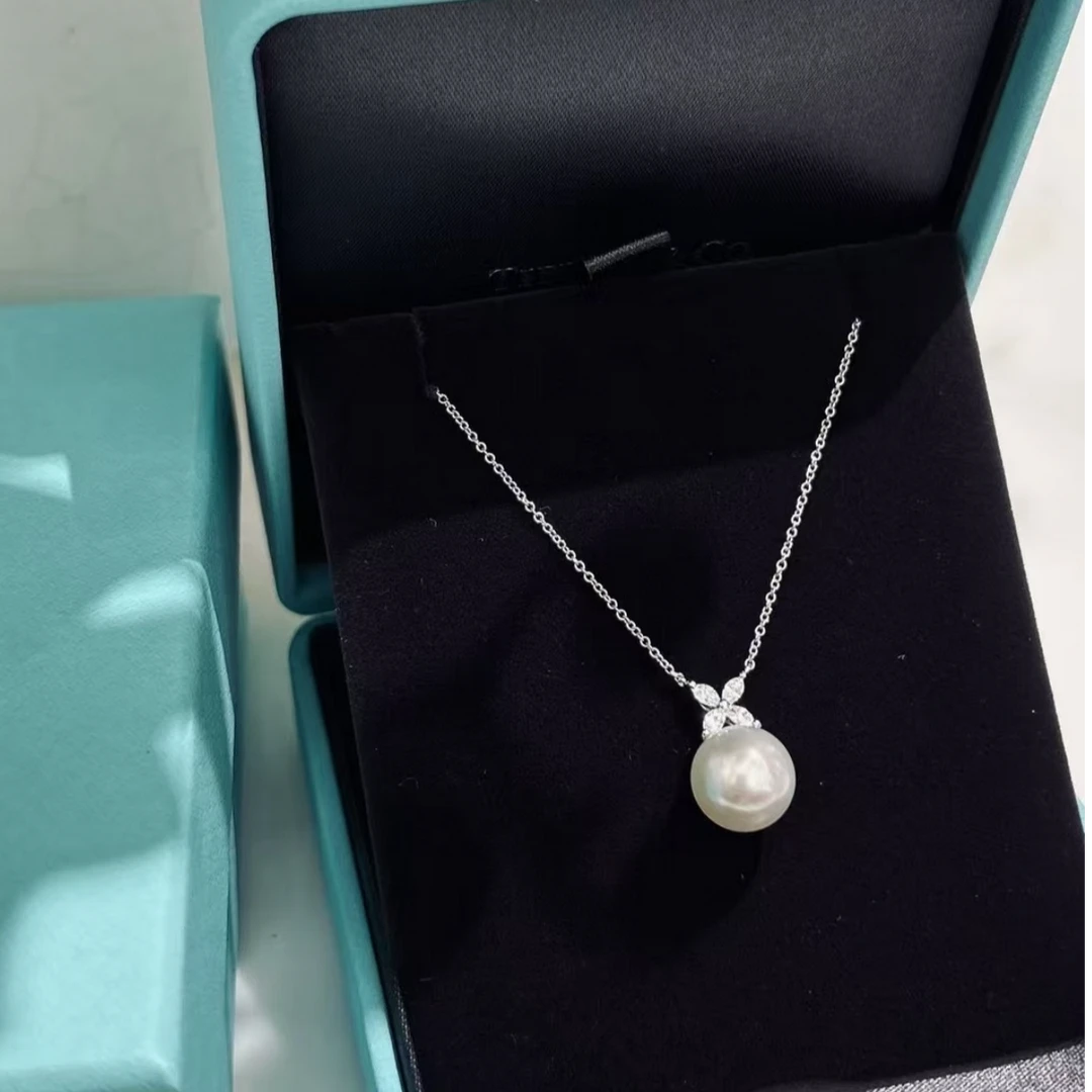 99新 Tiffany & Co./蒂芙尼 【念念】蒂芙尼  镶钻项链