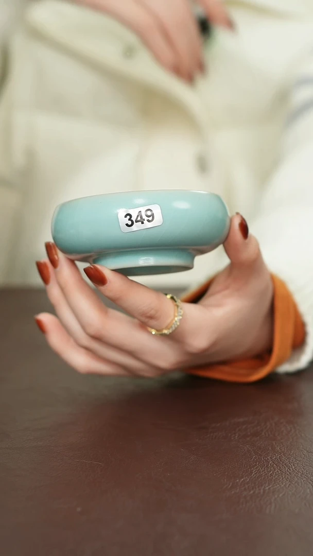 摆件瓷349汝宋汝瓷原矿釉 福利杯