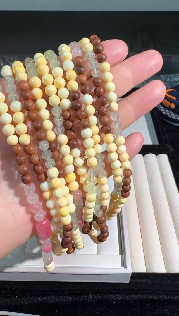 水晶手链未镶嵌 T038车车葡萄三圈