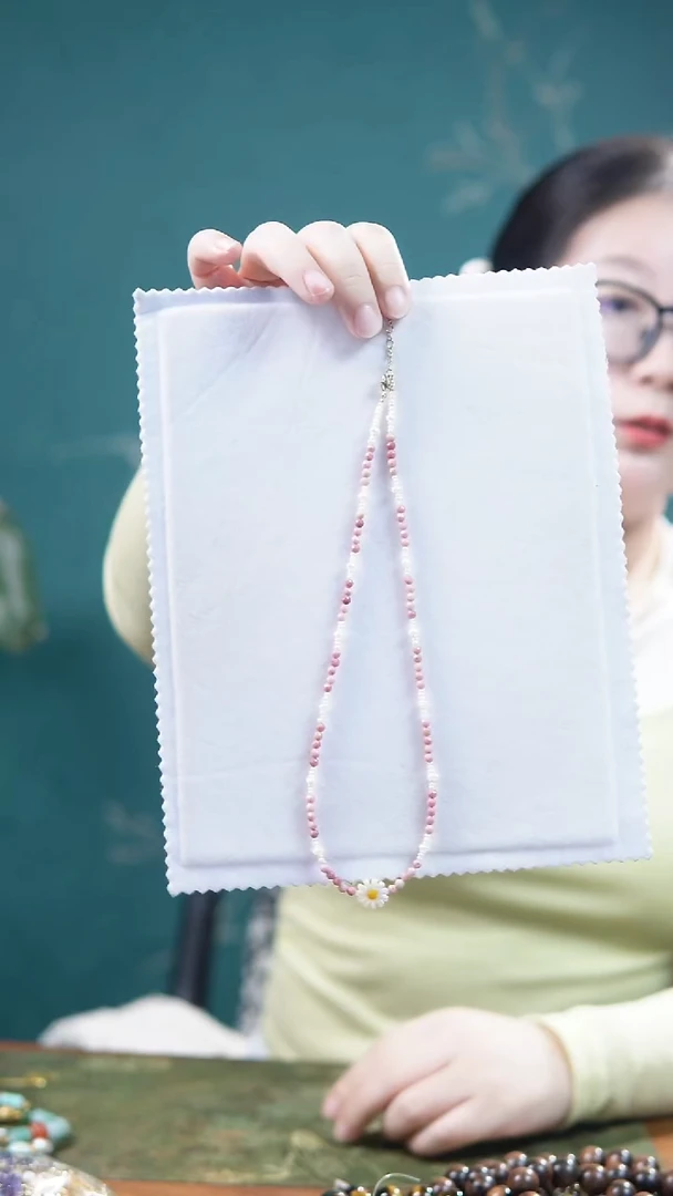 颈饰银S925镶嵌淡水珍珠项链