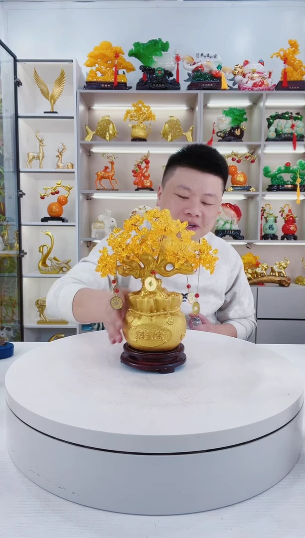 摆件大号发米树摆件