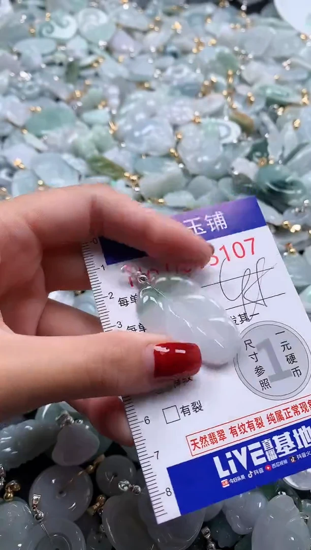 翡翠未镶嵌吊坠(不含链)5107