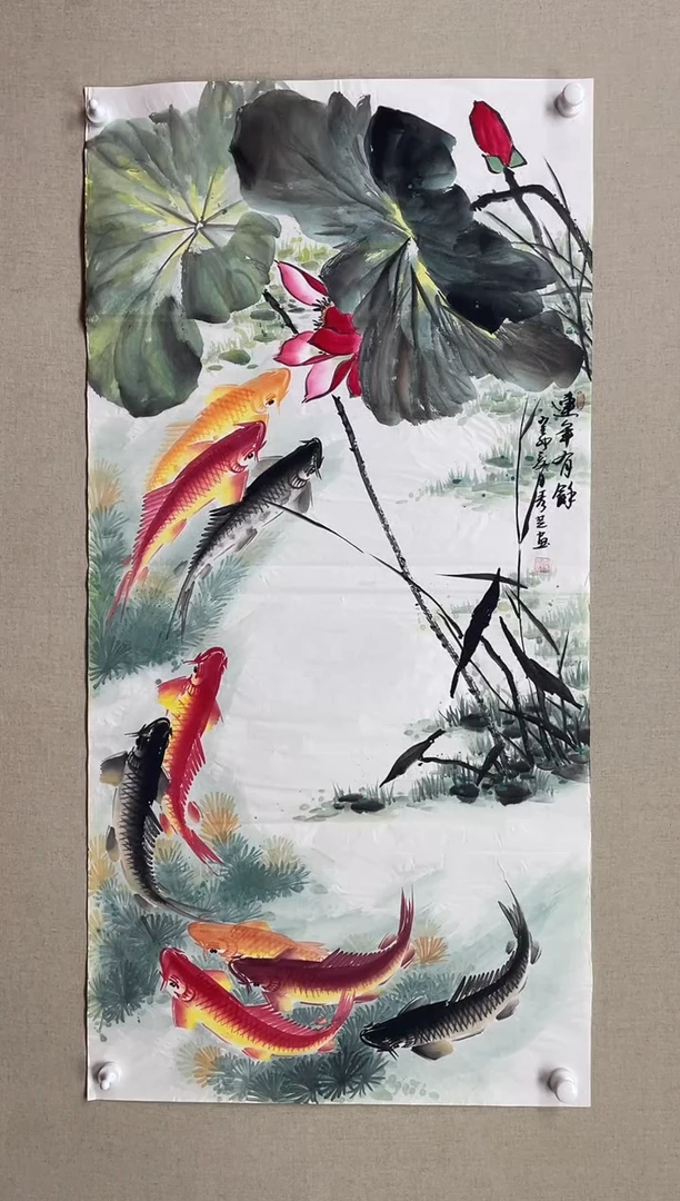 国画138*68 李秀芝李秀芝李秀芝李秀芝