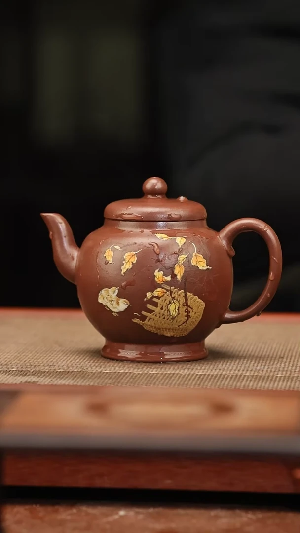 茶壶紫砂田园 220毫升