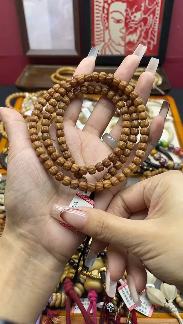 手串龙脊菩提龙脊菩提玉化老料雕刻五爪金龙长串108