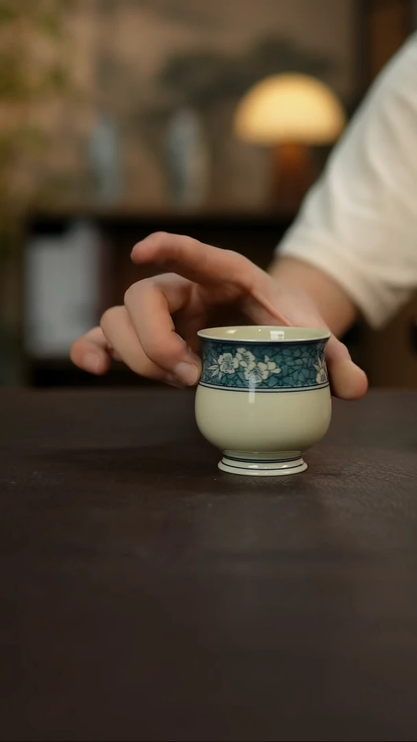 杯景德镇陶瓷杯碗柴烧多人