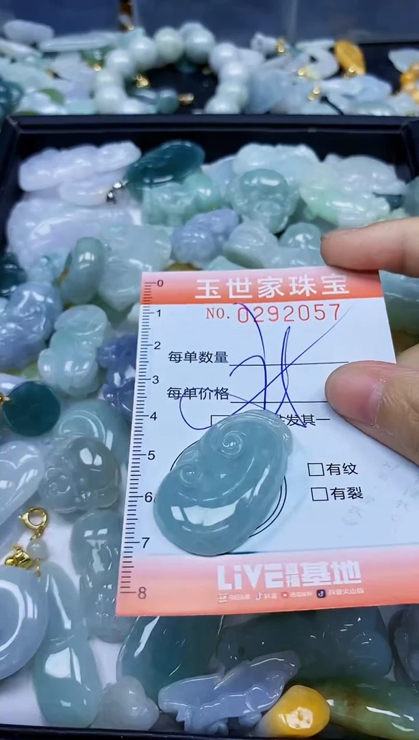 翡翠未镶嵌颈饰闪购0292057