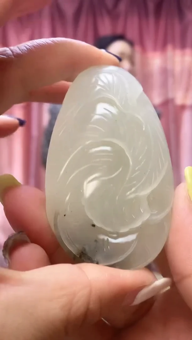 未镶嵌岫玉手把