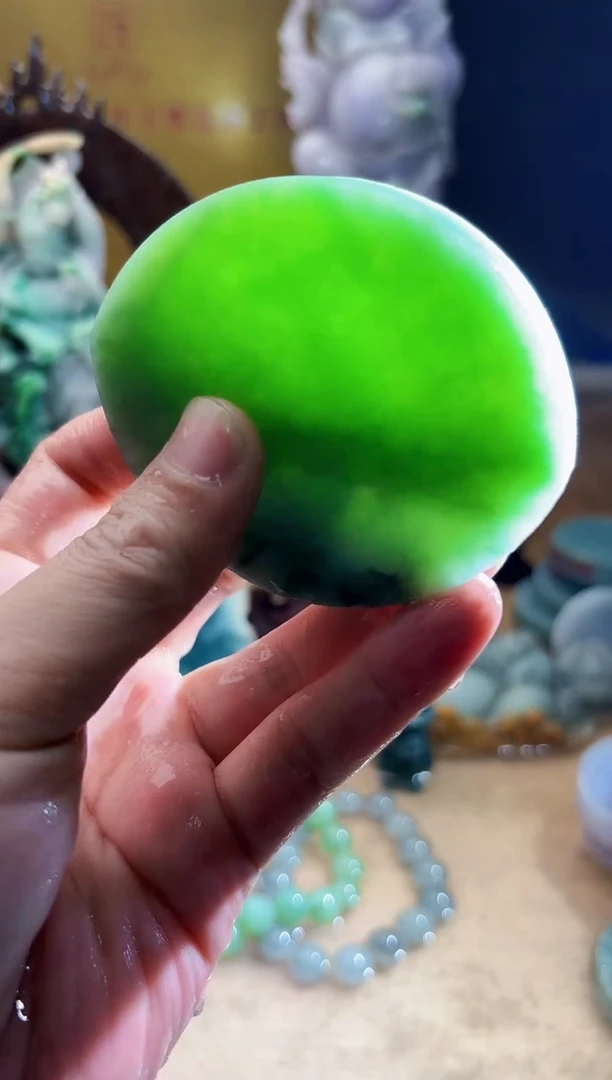 未镶嵌挂件翡翠A货张麦6797