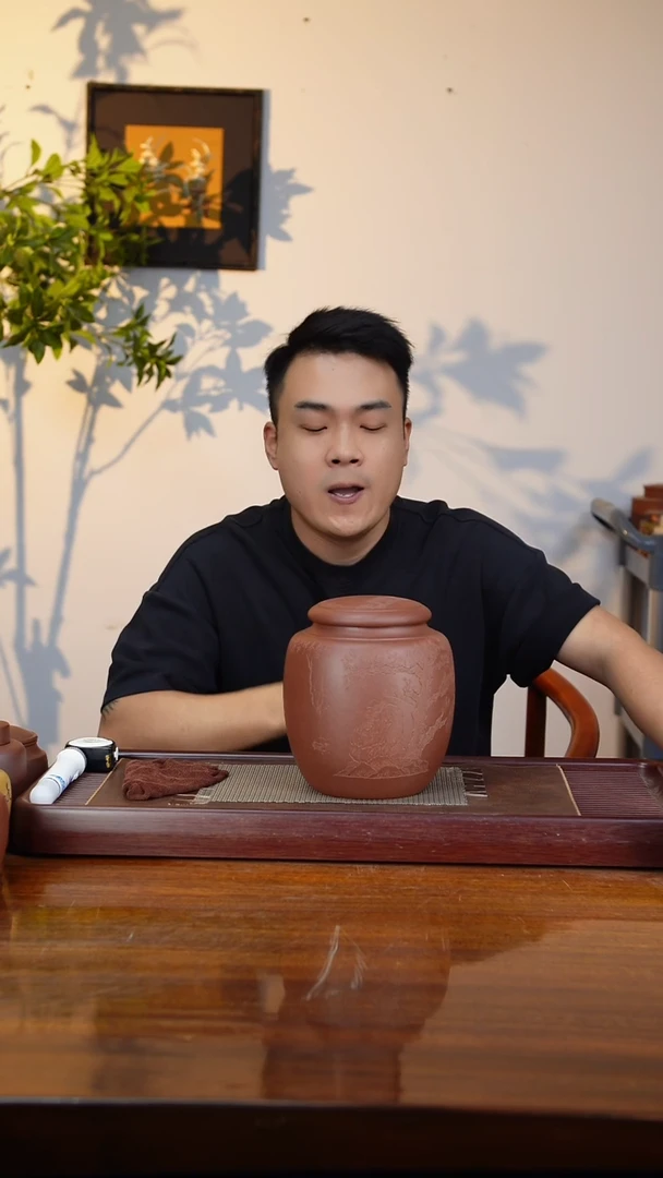 宜兴原矿紫砂茶叶罐